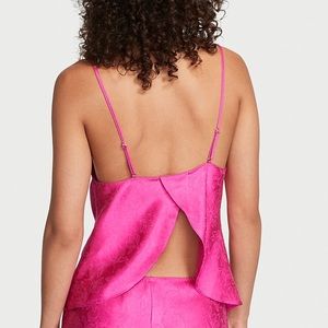 Victoria’s Secret -Satin Jacquard Cami-Pink-Small
